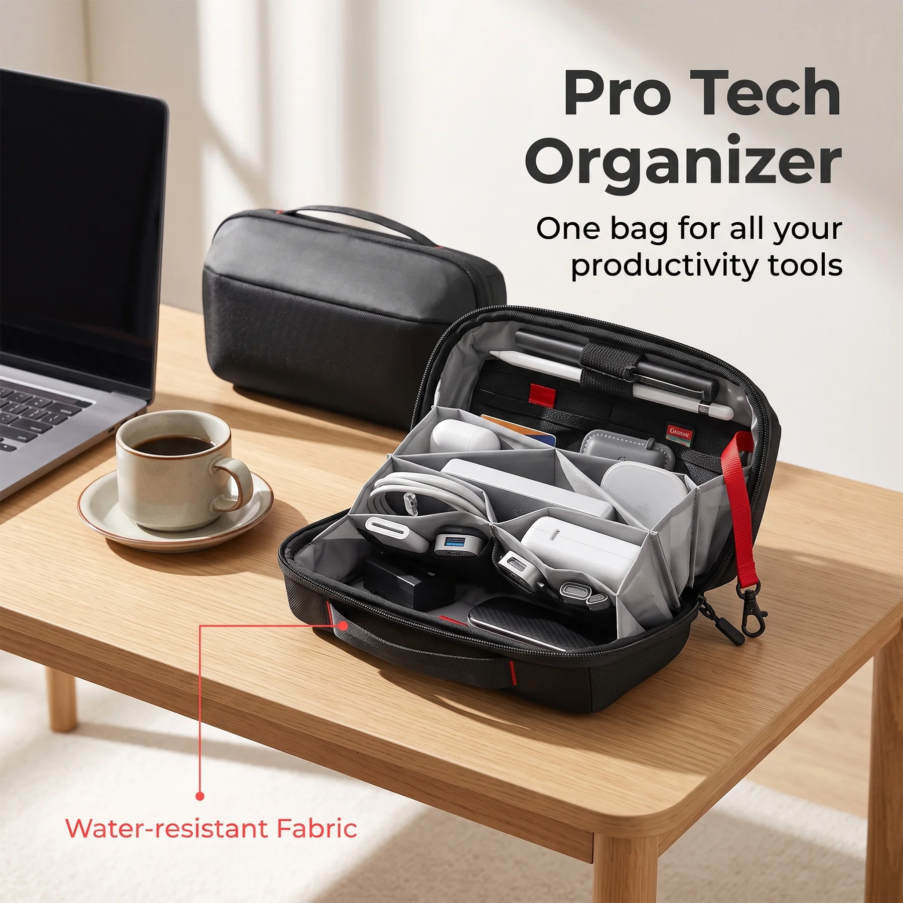 Travel Tech Organizer Pouch, W - đánh giá và giá Tech Accessories For Travel