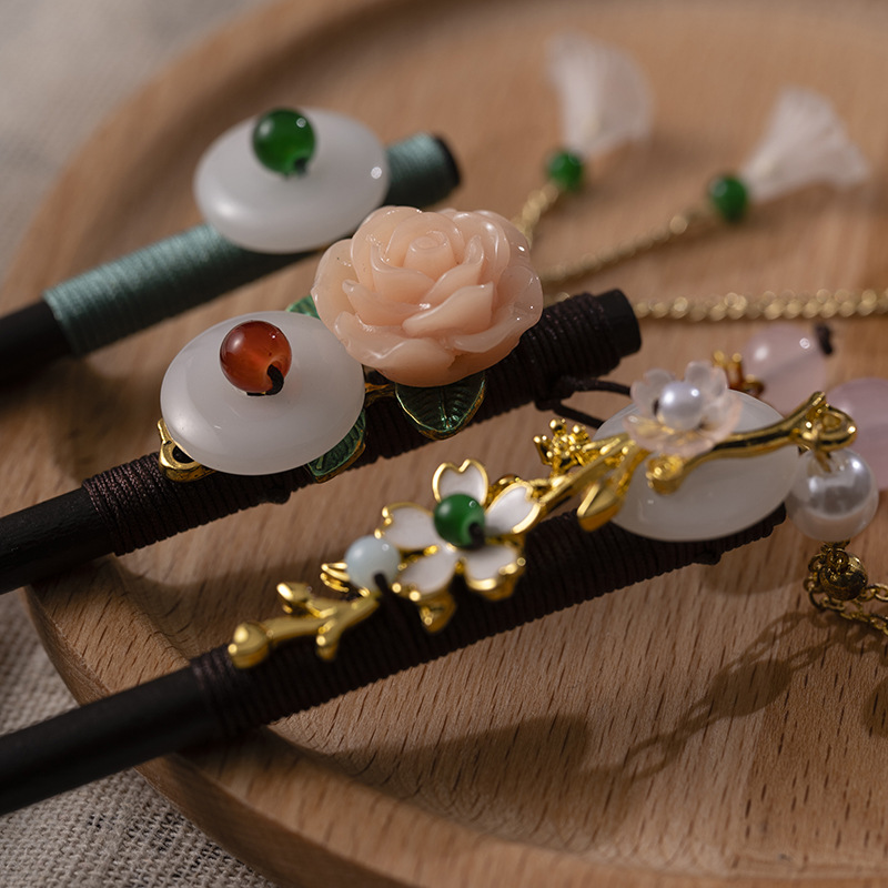 1Pc Wooden Hairpin Headdress f - đánh giá và giá Tech Accessories For Women