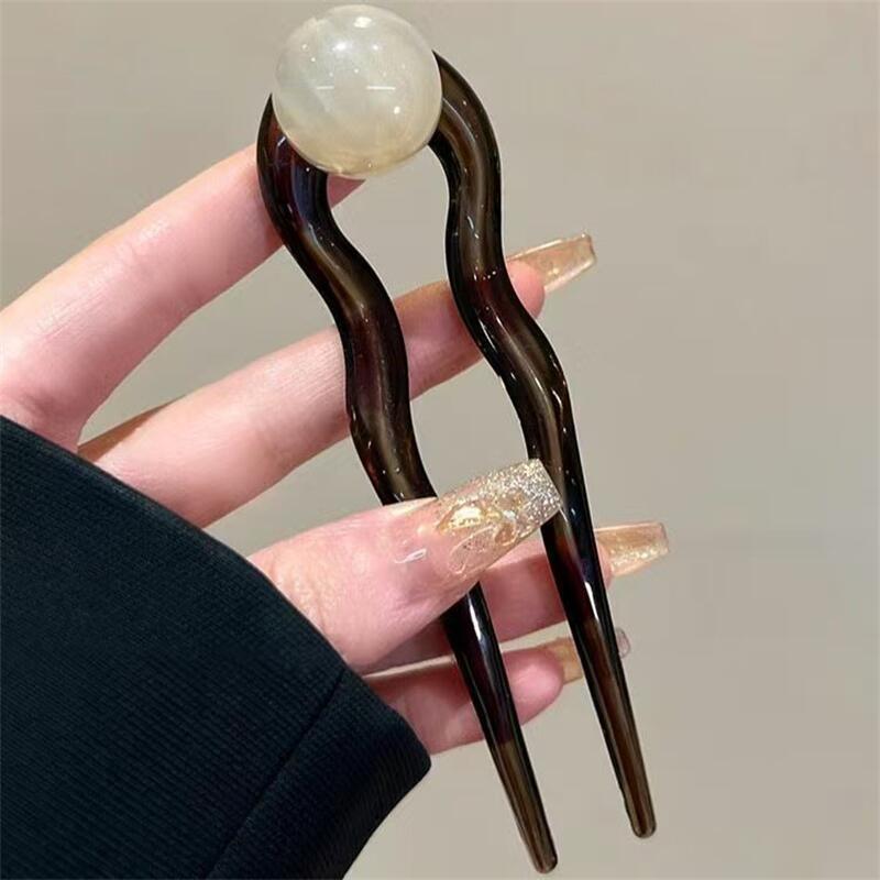 Fashion Colored Pearl U-Shaped - đánh giá và giá Tech Accessories For Women