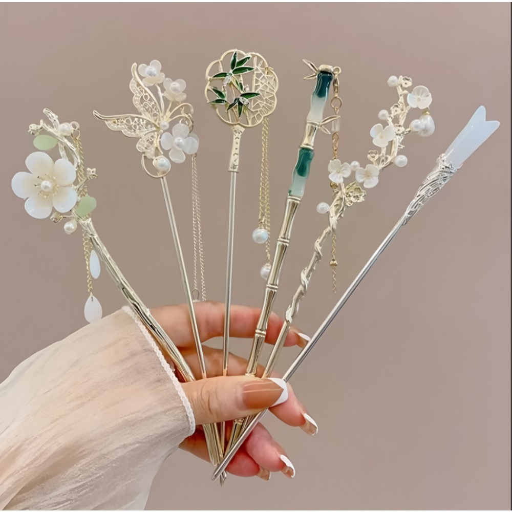 1/6pcs Elegant Chinese Style T - đánh giá và giá Tech Accessories For Women