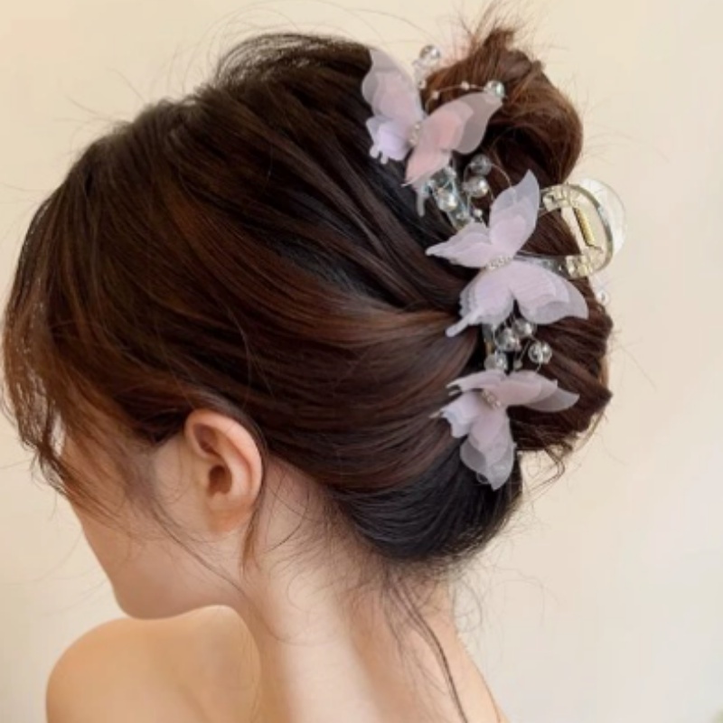 Elegant Butterfly Pearls Hair  - đánh giá và giá Tech Accessories For Women