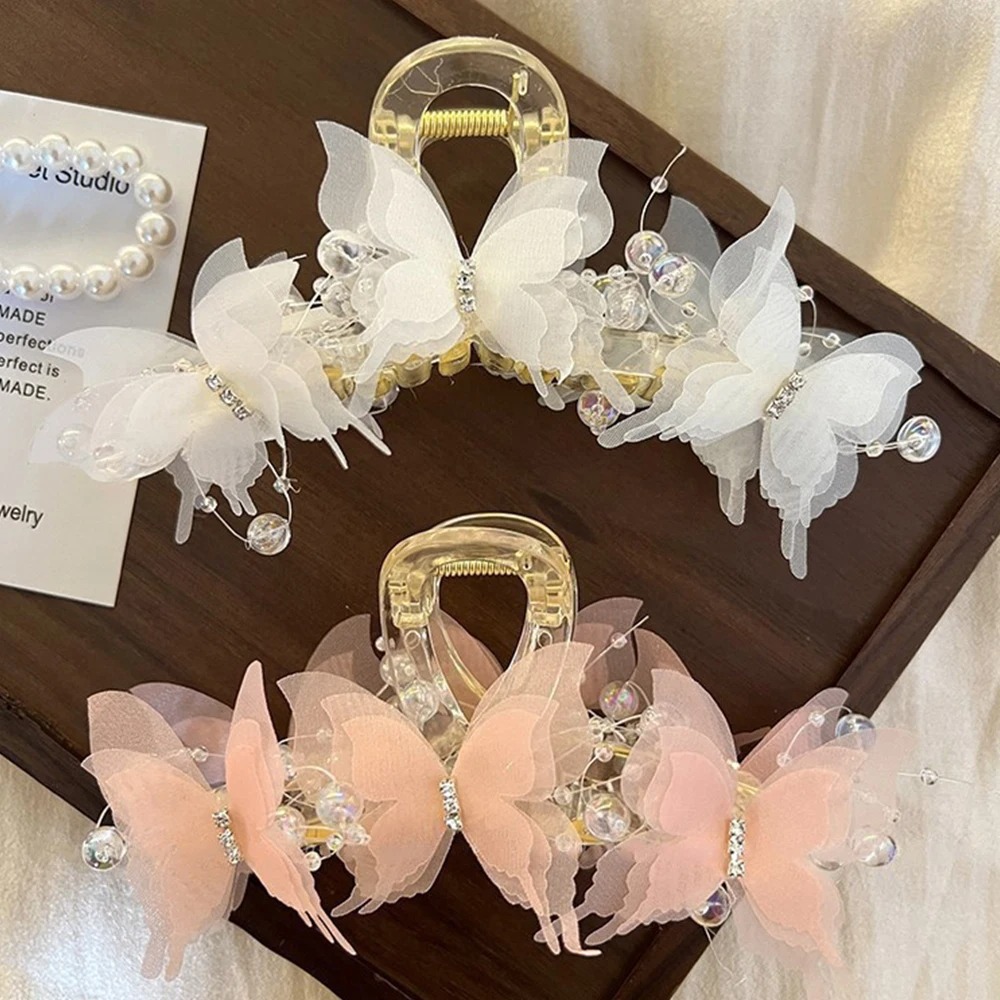 Elegant Butterfly Pearls Hair  - đánh giá và giá Tech Accessories For Women