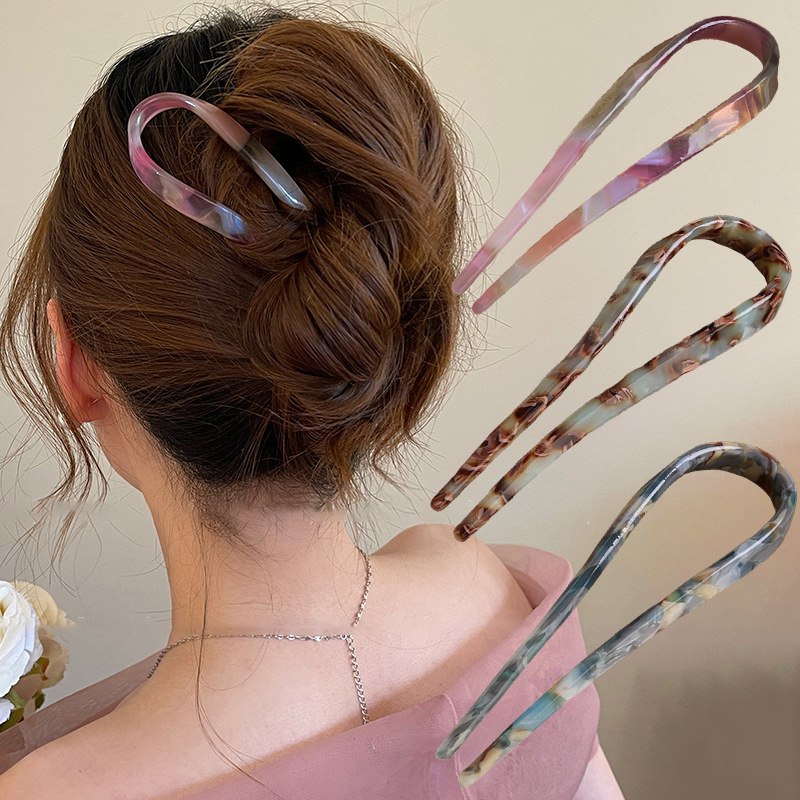 U-Shaped Hair Sticks Acetate A - đánh giá và giá Tech Accessories For Women