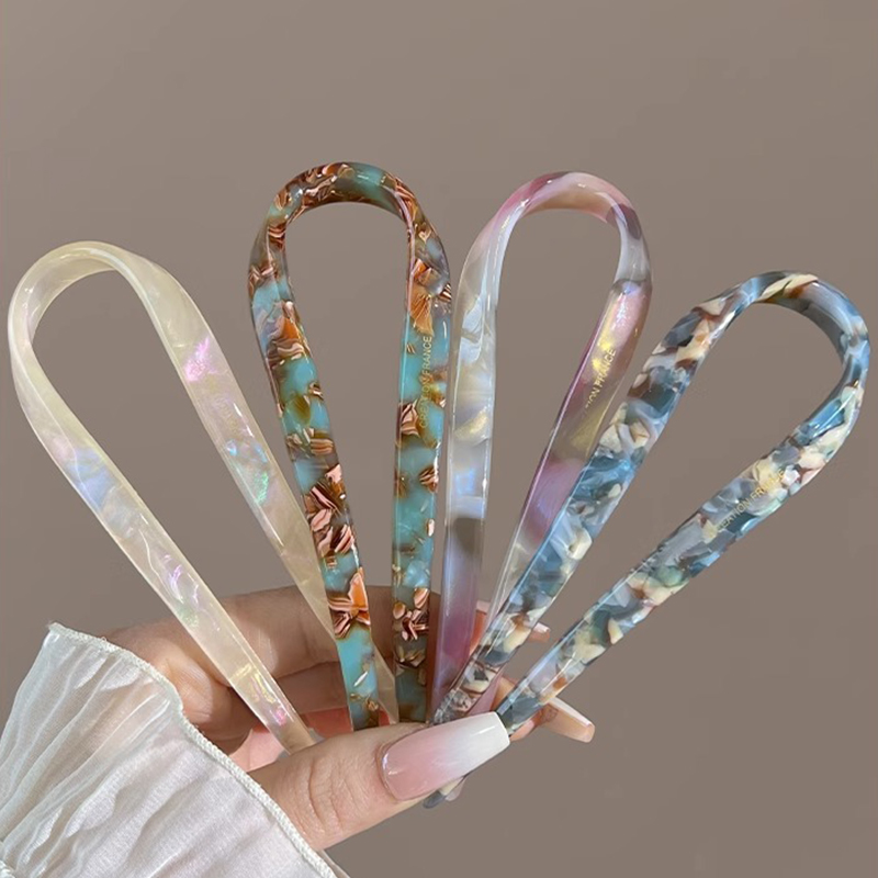 U-Shaped Hair Sticks Acetate A - đánh giá và giá Tech Accessories For Women