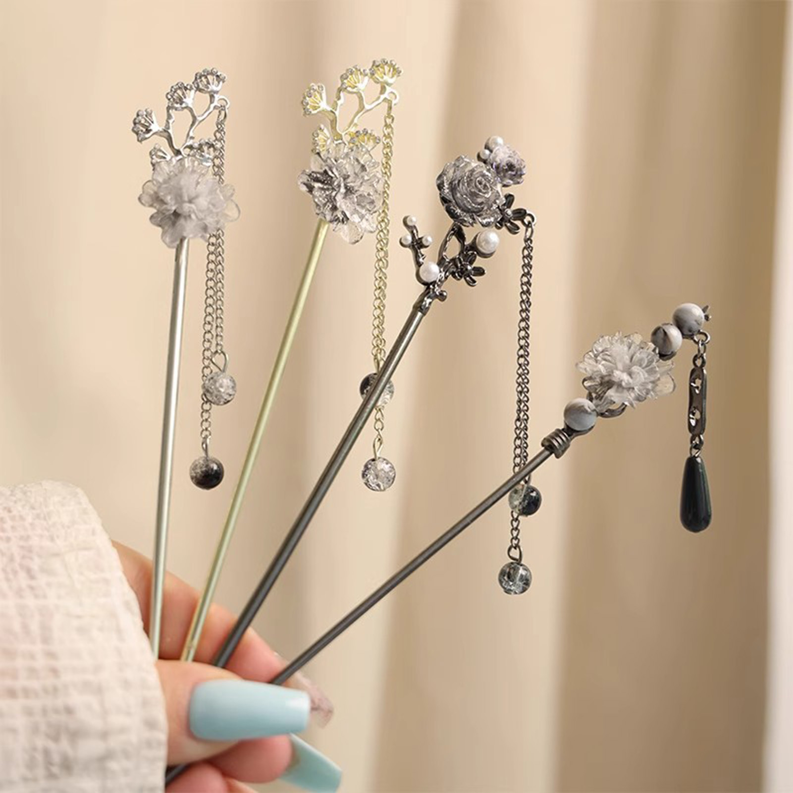 Elegant Flower Hair Sticks For - đánh giá và giá Tech Accessories For Women