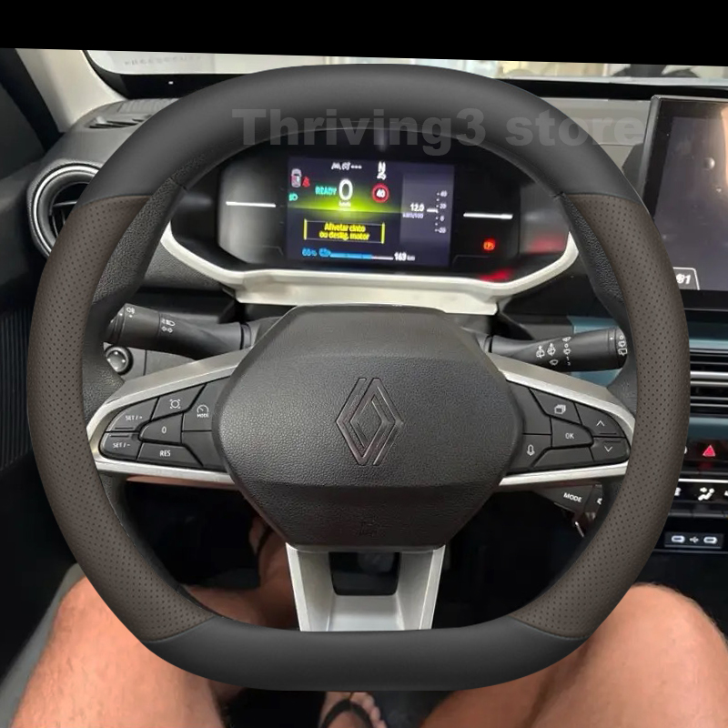 Leather Car Steering Wheel Cov - đánh giá và giá Tech Accessories Renault