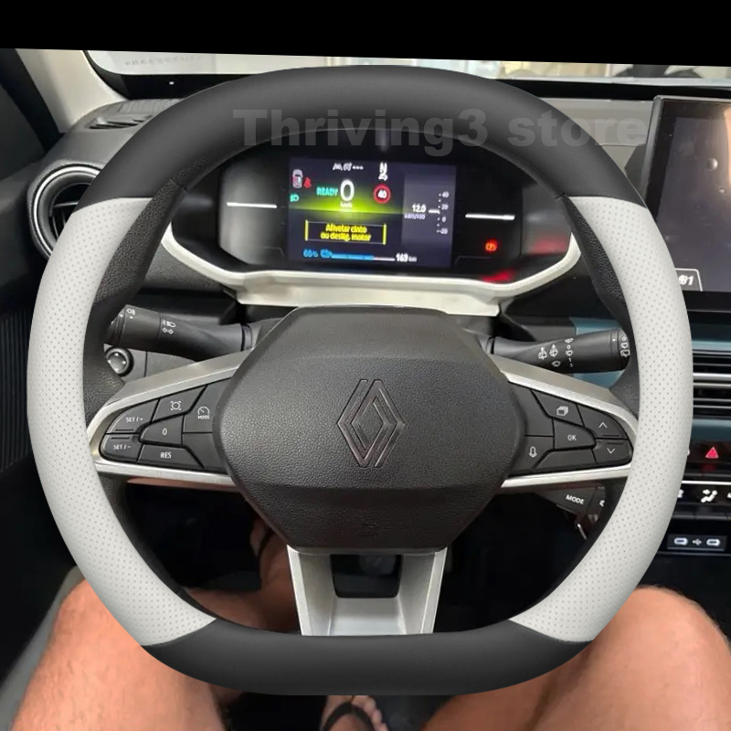 Leather Car Steering Wheel Cov - đánh giá và giá Tech Accessories Renault