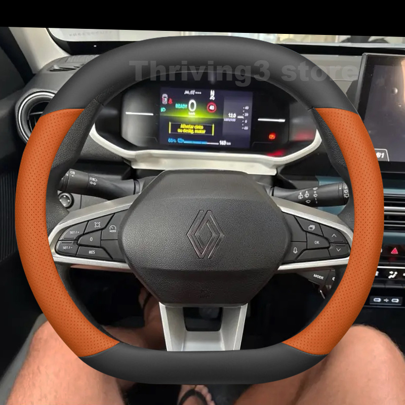 Leather Car Steering Wheel Cov - đánh giá và giá Tech Accessories Renault
